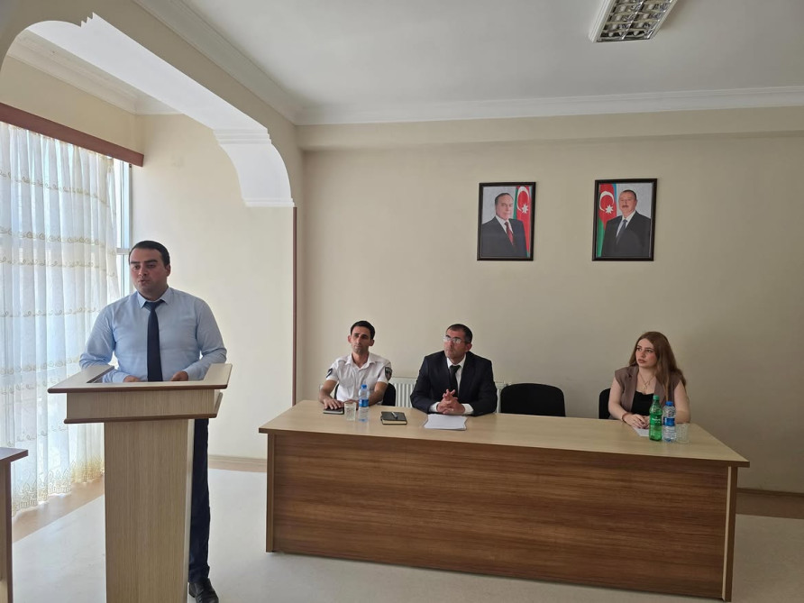 Şahbuz rayonunda ekoloji maarifləndirmə tədbiri keçirilib